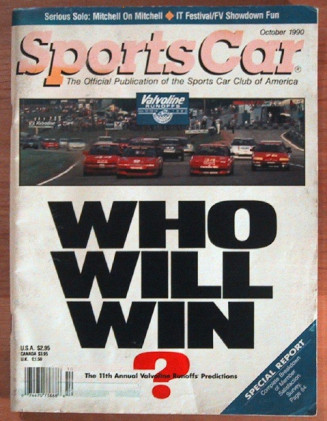 SPORTS CAR 1990 OCT - VALVOLINE RUNNOFFS PREDICTED